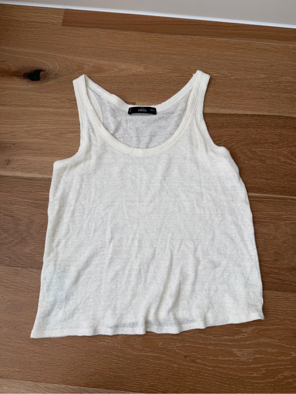 Mango linen tank